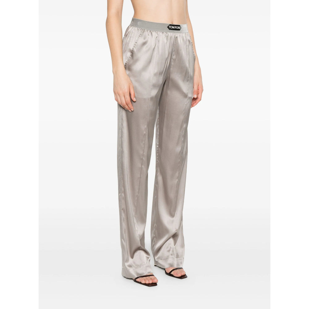 Tom Ford Grey Trousers - Straight Trousers Women - 2
