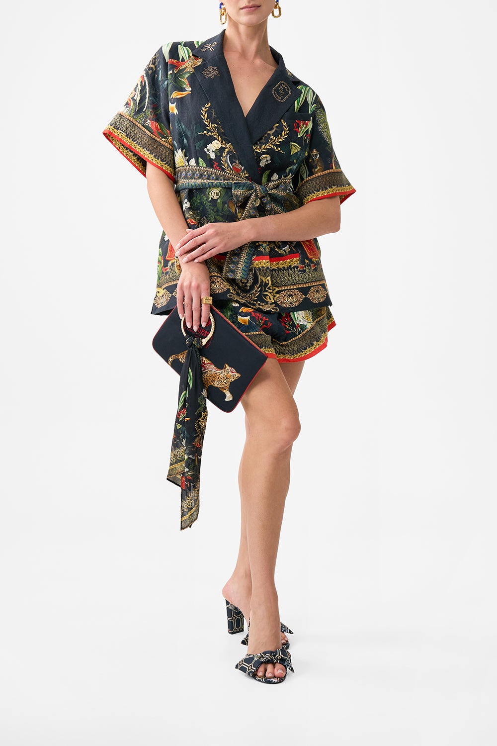 DOUBLE BREASTED SHORT SLEEVE JACKET - 6