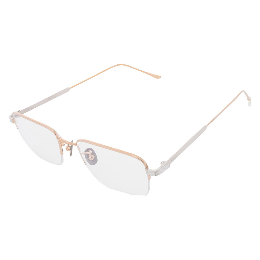 Cartier C de Cartier Demo Rectangular Men's Titanium Eyeglasses CT0262OA 001 55 - 3