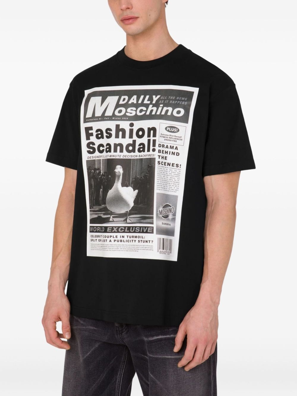 NEWSPAPER-PRINT T-SHIRT - 2