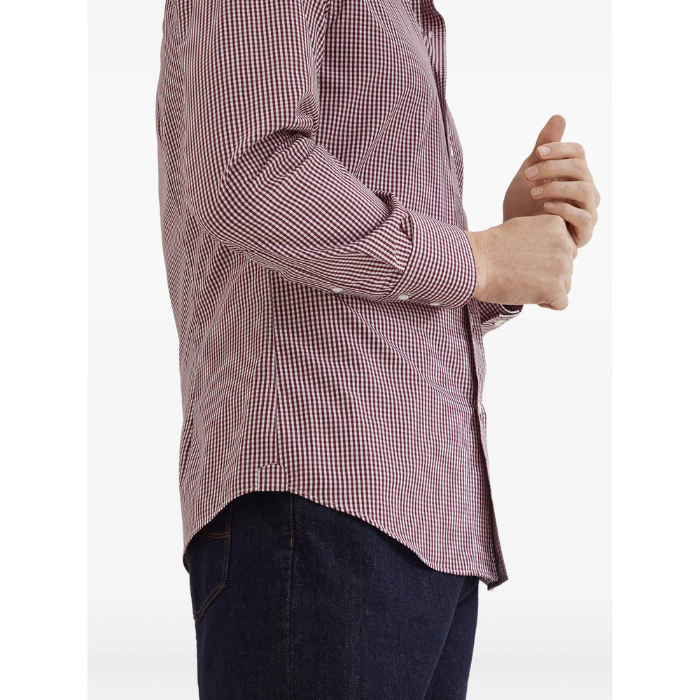 Brunello Cucinelli Red Shirts Men - 3