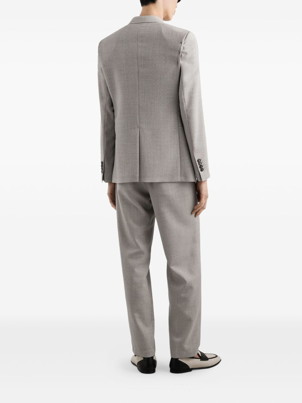 pleated drawstring trousers - 3
