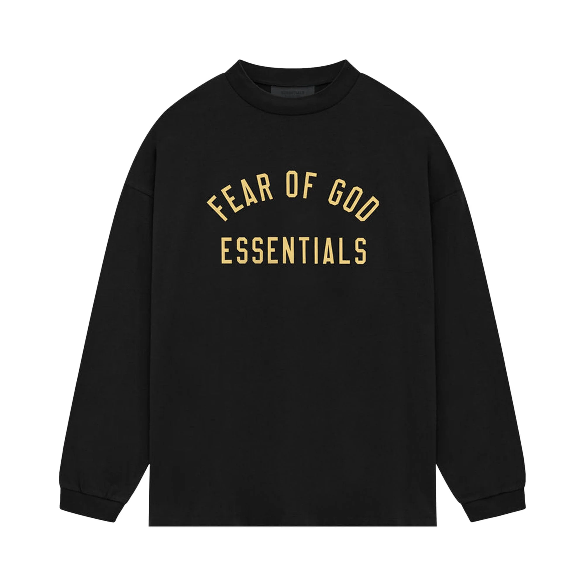 Fear of God Essentials Jersey Long-Sleeve Tee 'Black' - 1