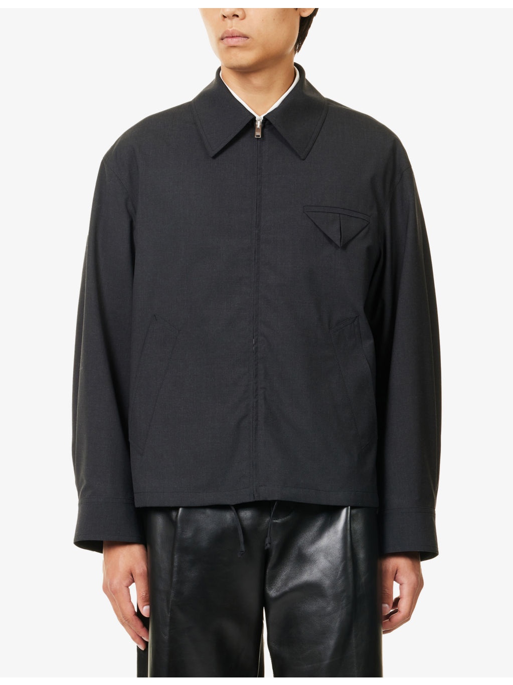 Blouson Relaxed-Fit Cotton Blend Jacket - 3