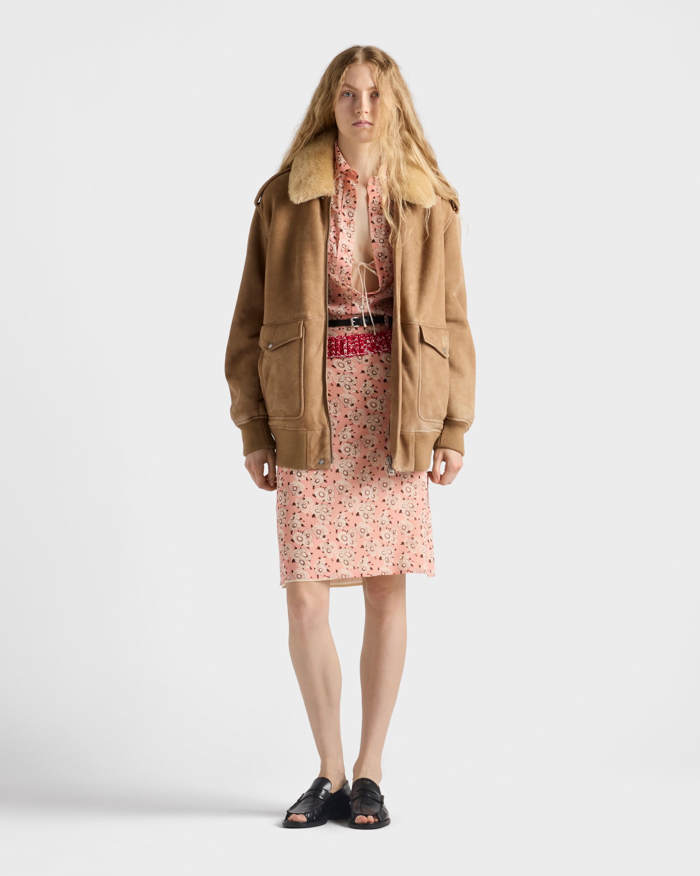 Shearling bomber jacket - 2