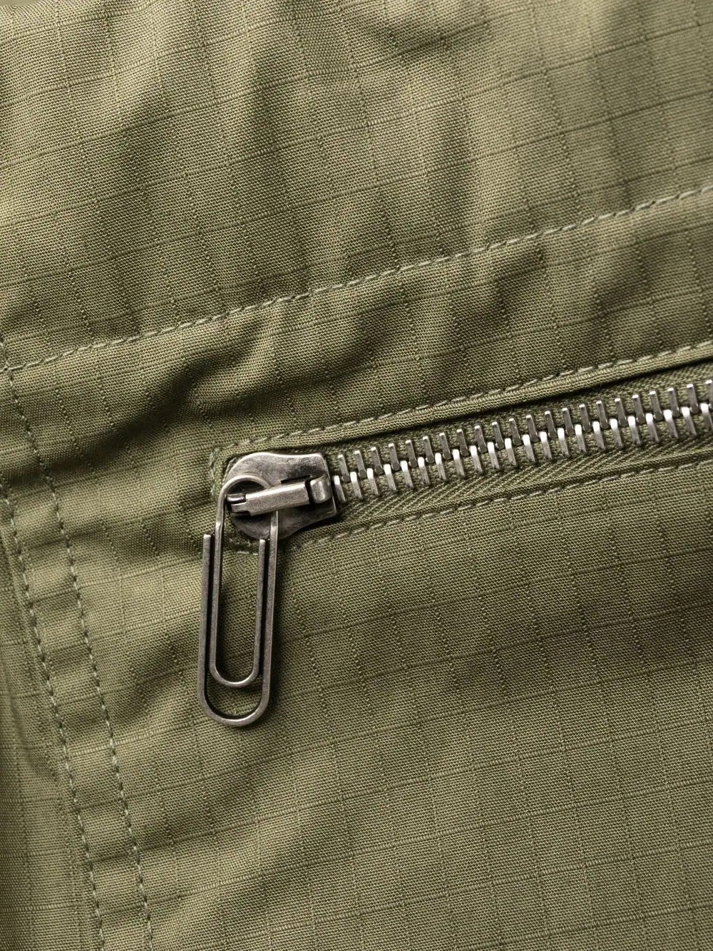 tab detail tapered trousers - 7