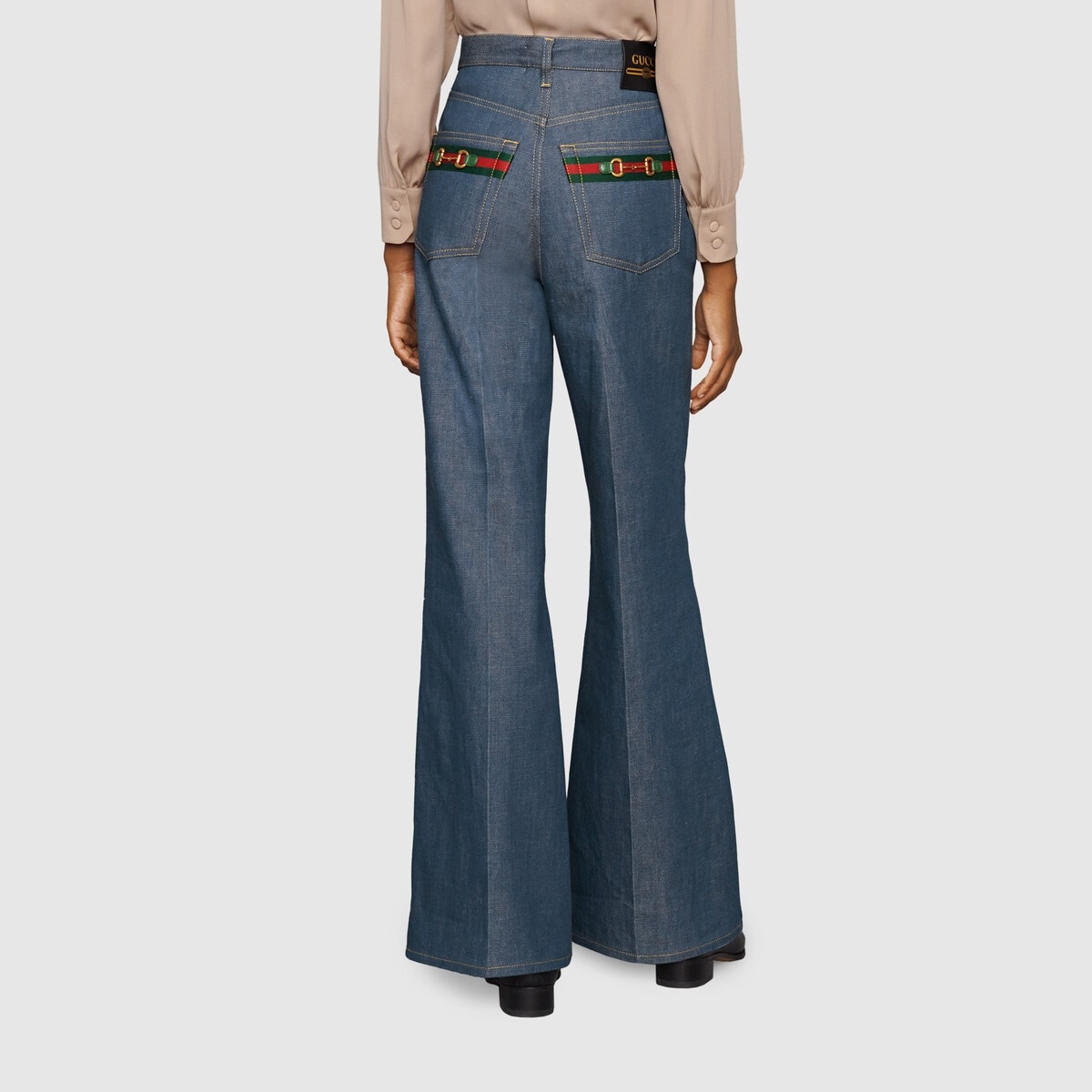 Gucci 100 flared denim pant - 6