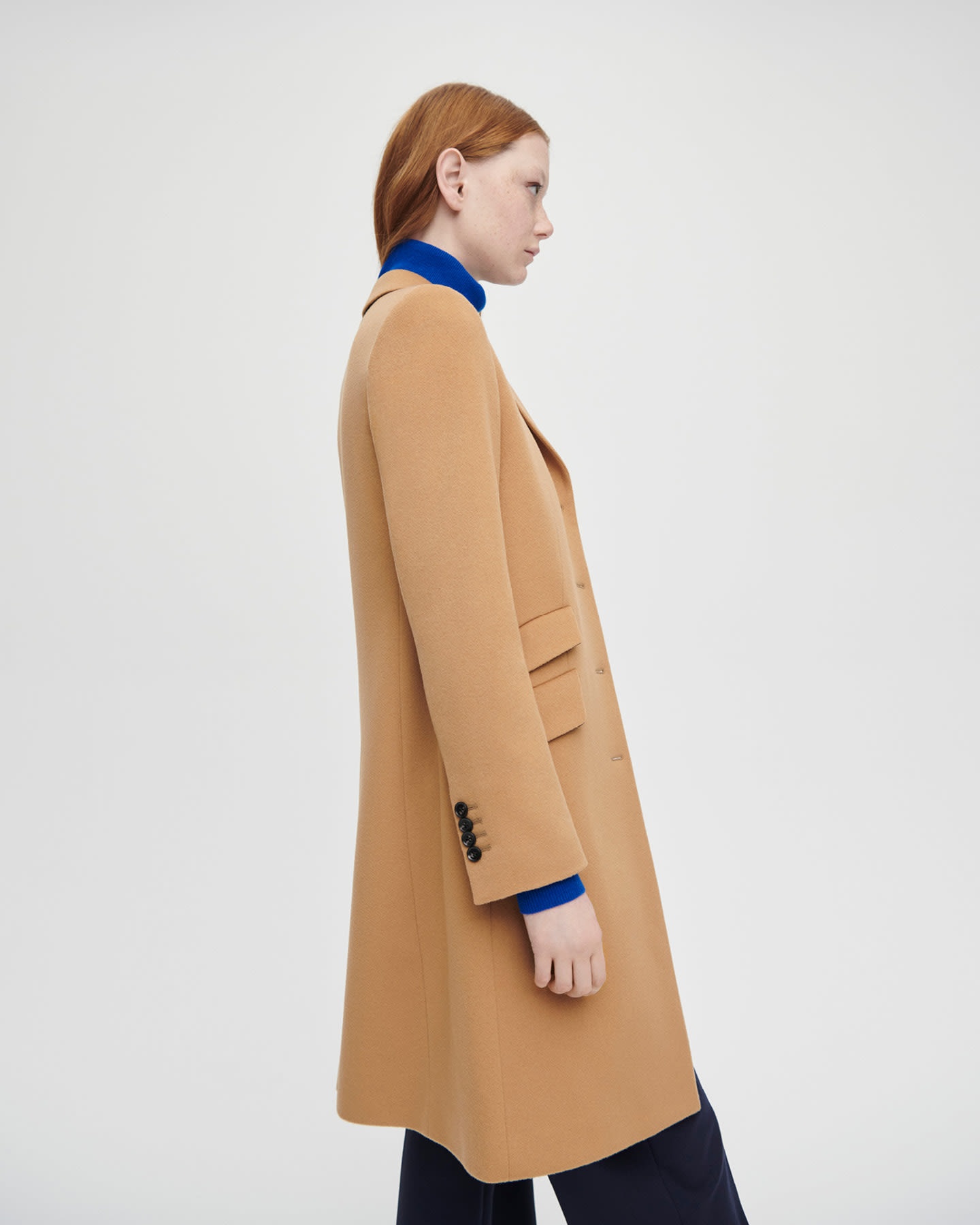 Wool-Cashmere Epsom Coat - 7