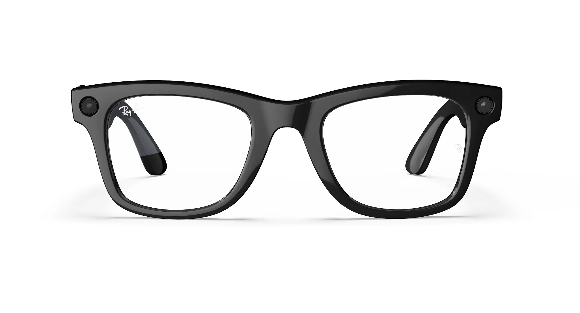 Ray-Ban Meta Wayfarer (Gen 1), Shiny Black / Clear, Standard - 1