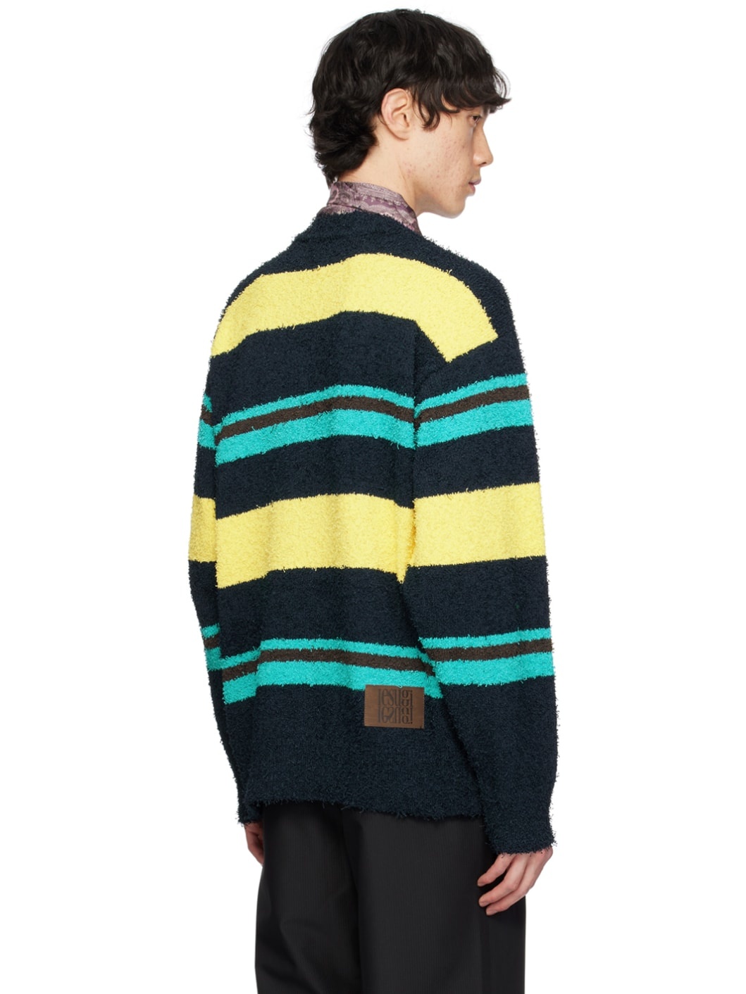 Multicolor Stripe Cardigan - 3