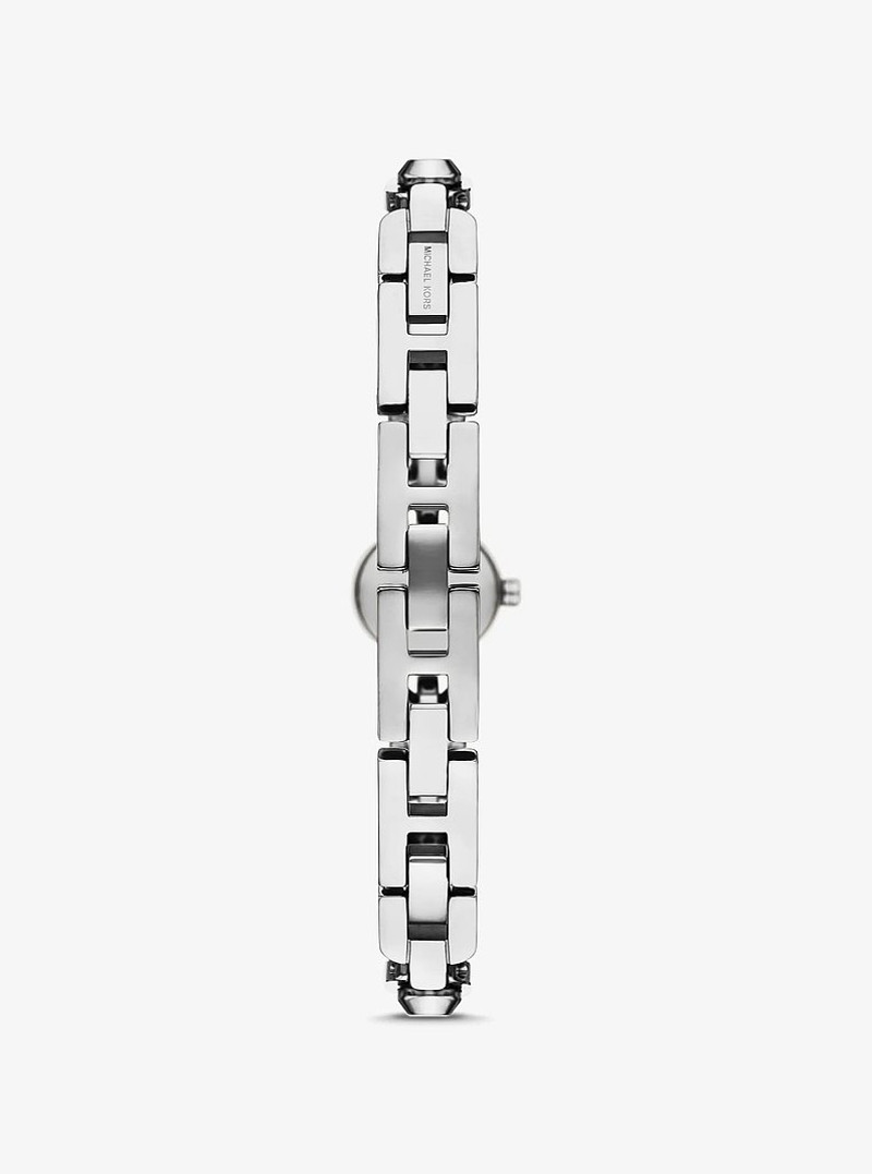 Mini Astor Link Silver-Tone Bracelet Watch 3