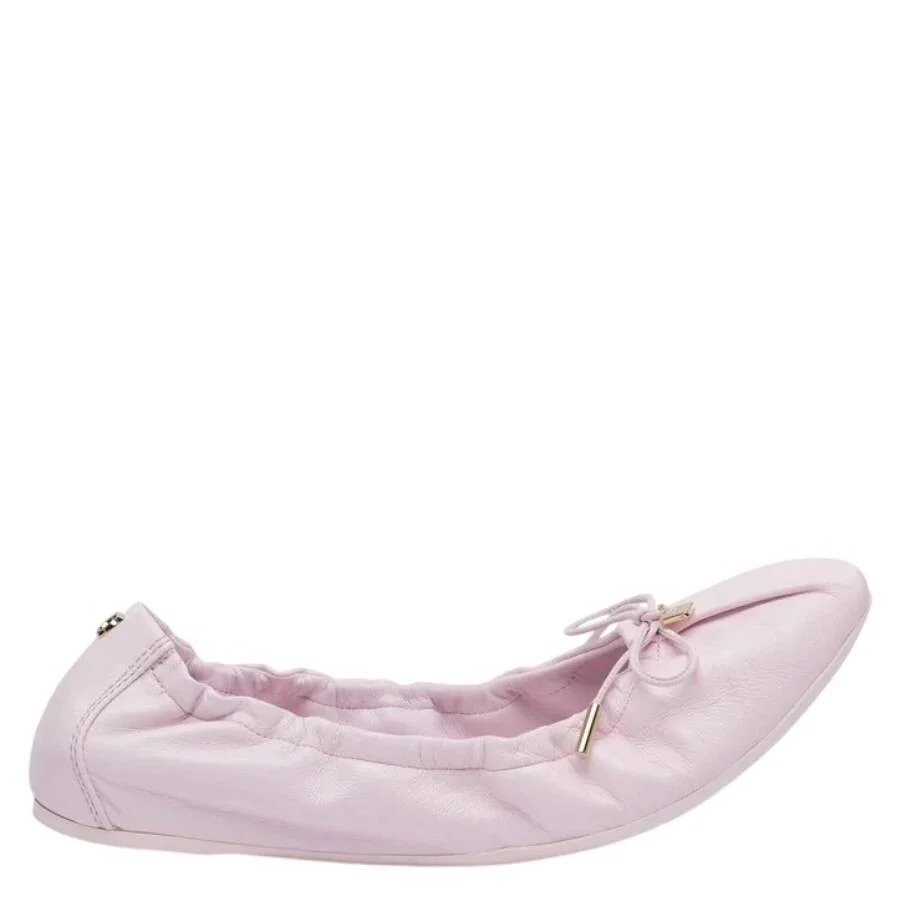 Ferragamo Bow Detail Elasticated Ballet Flats - 1