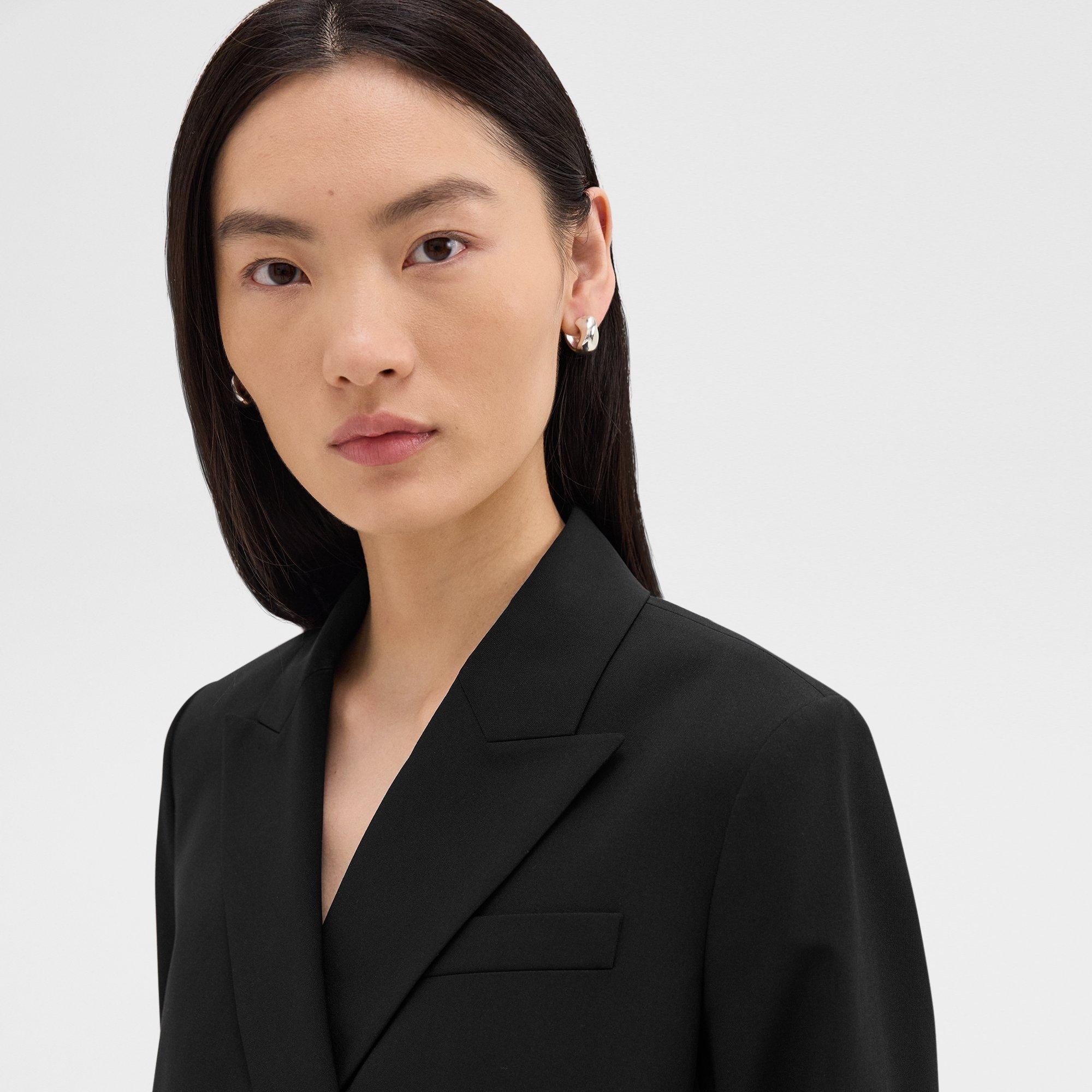 Blazer Dress in Stretch Wool - 5