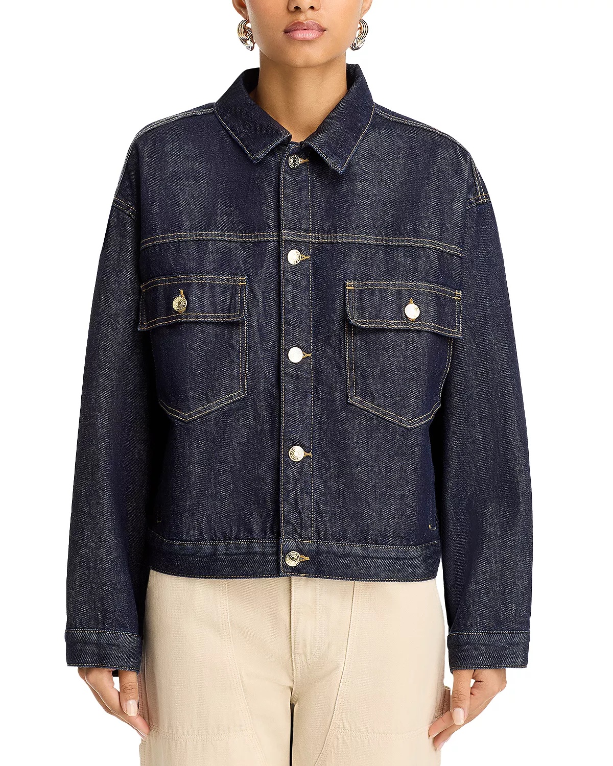 Boxy Denim Jacket - 7