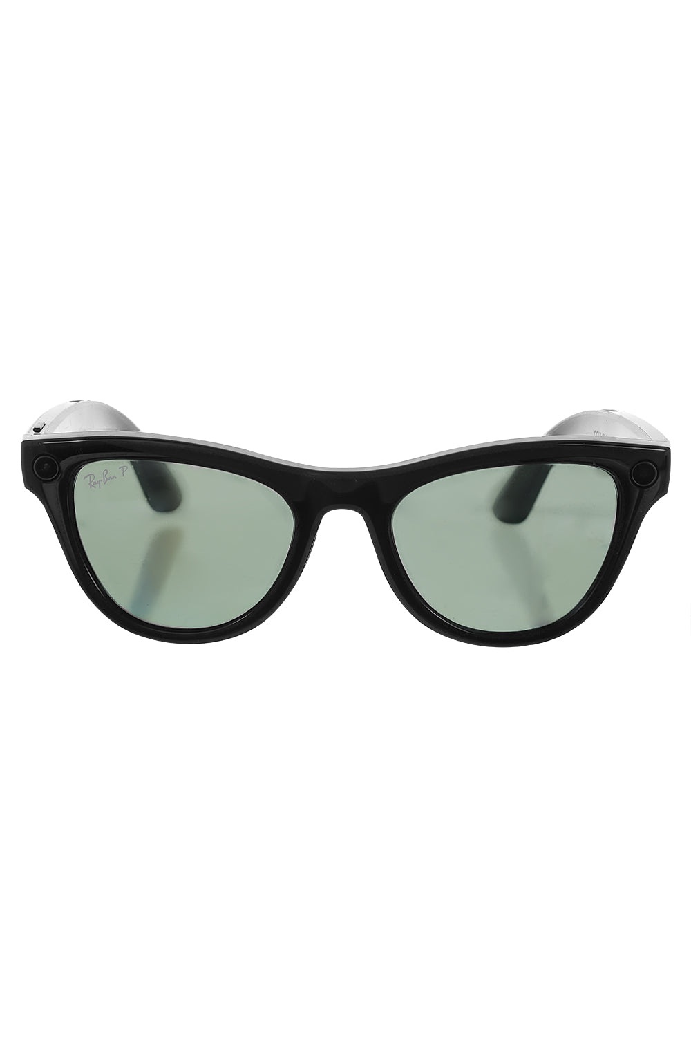 Meta Skyler Sunglasses - Shiny Black Green - 1