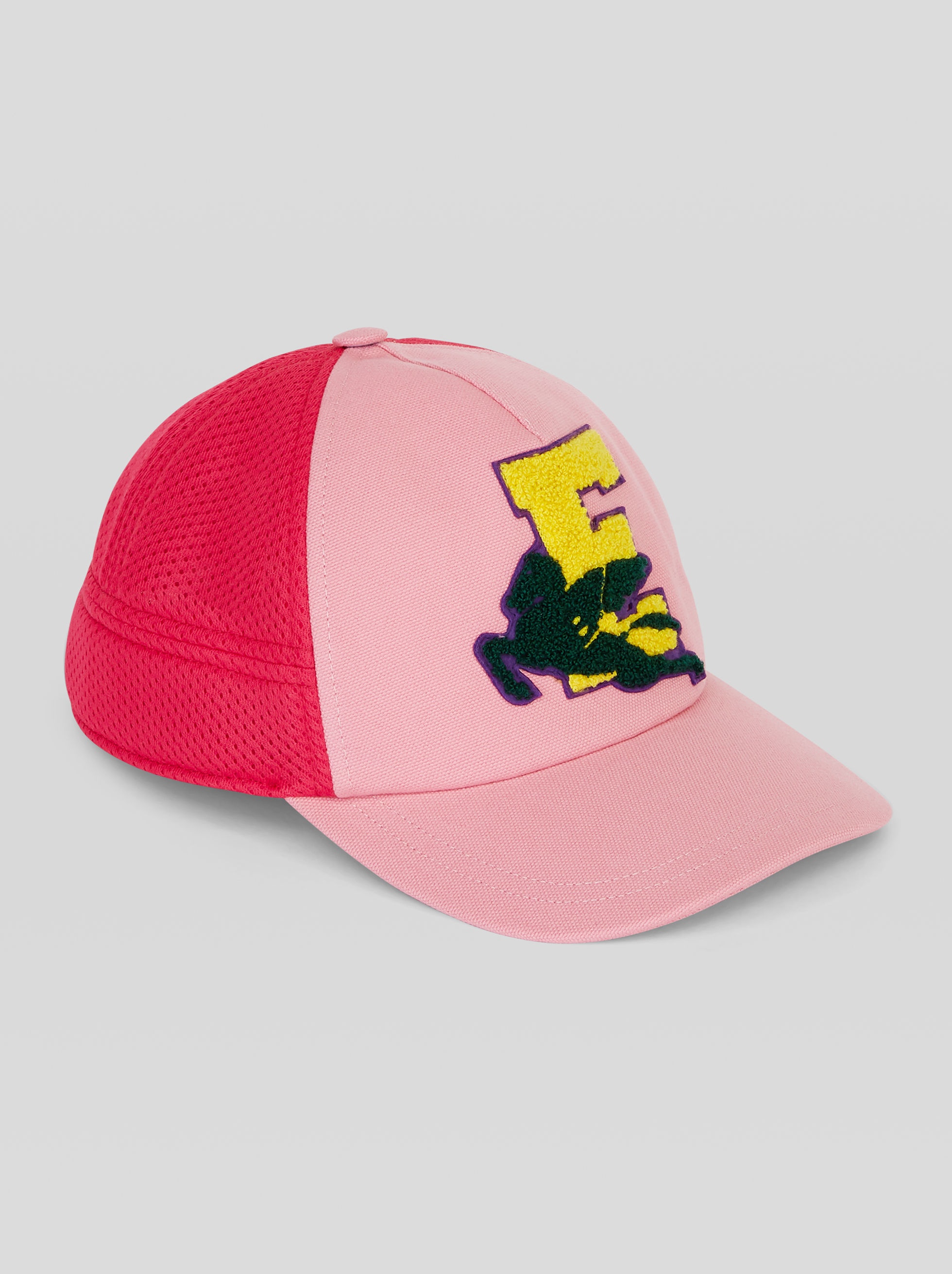 COTTON HAT WITH ETRO LOGO - 1