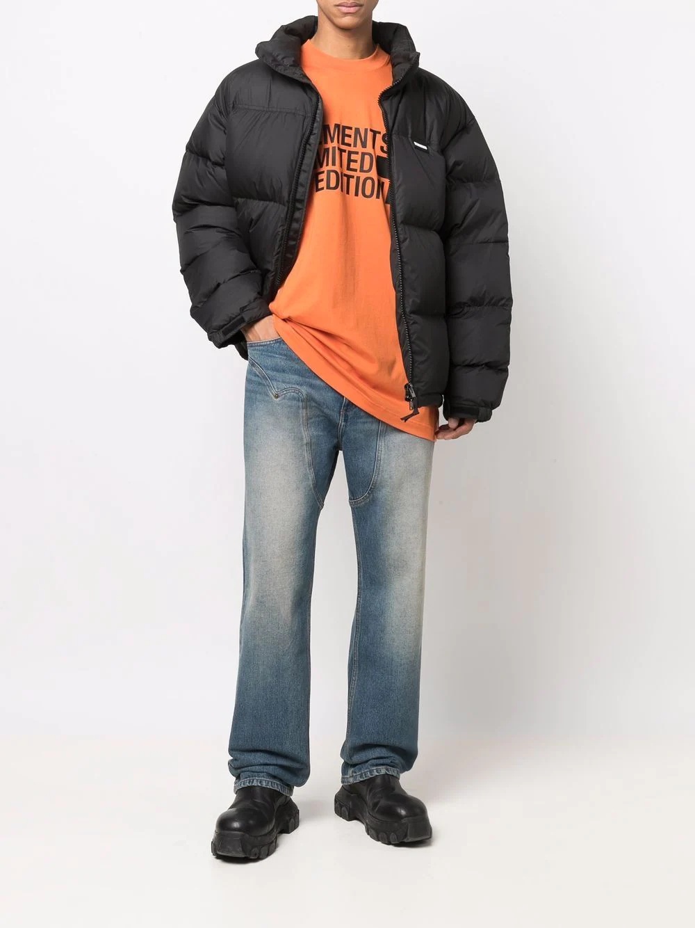 limited edition puffer zip-up jacket - 2