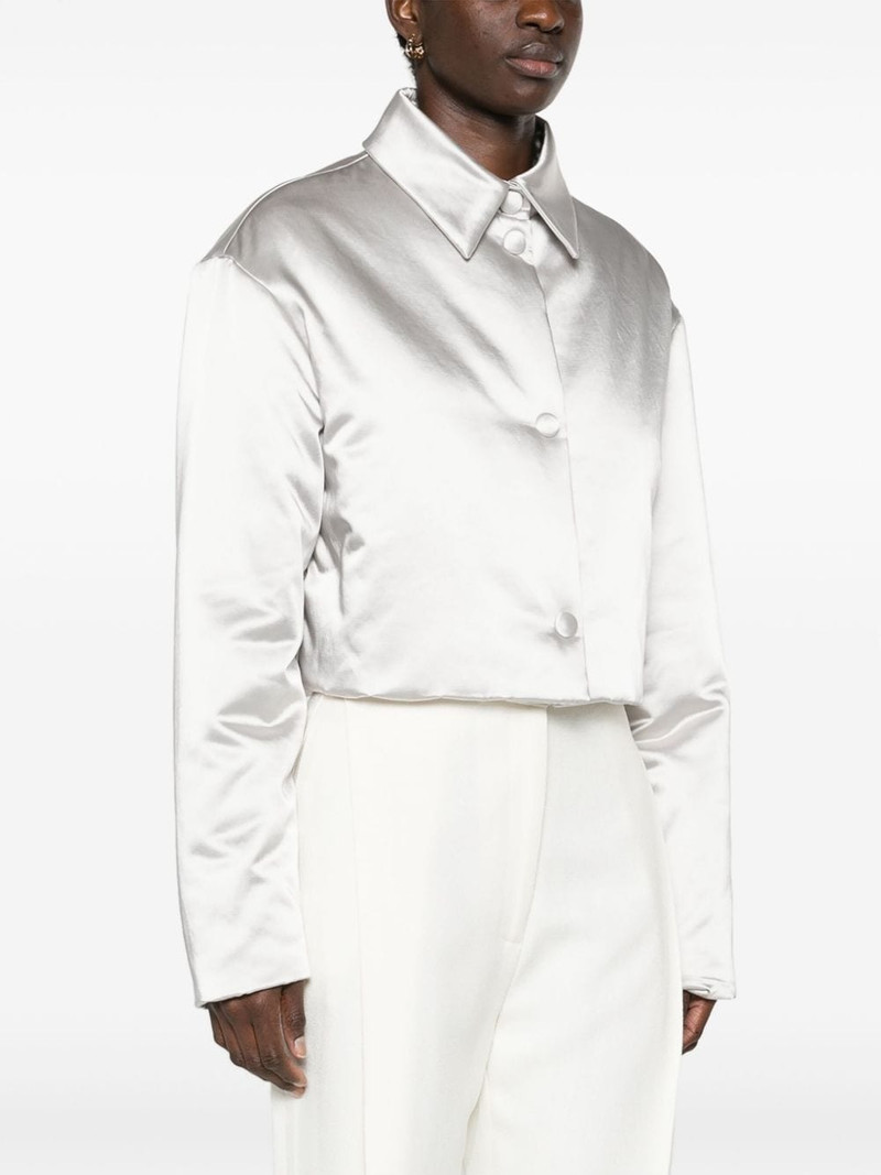 duchess-satin cropped puffer jacket 3