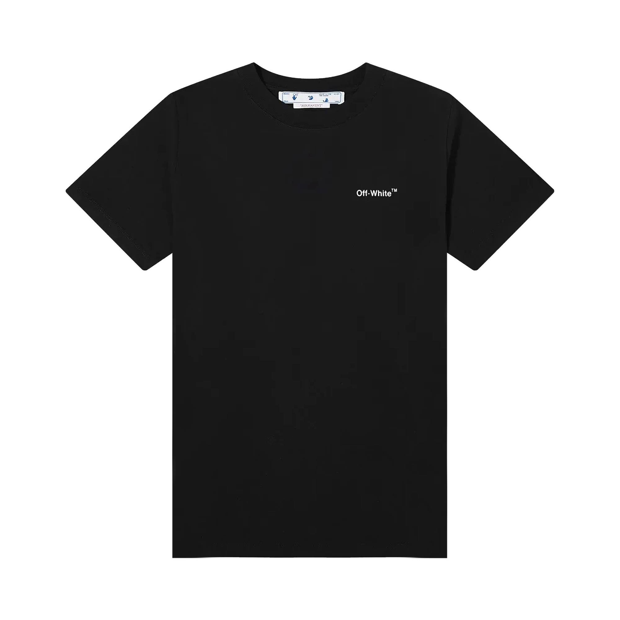 Off-White Caravag Arrow Slim Short-Sleeve Tee 'Black/White' - 1
