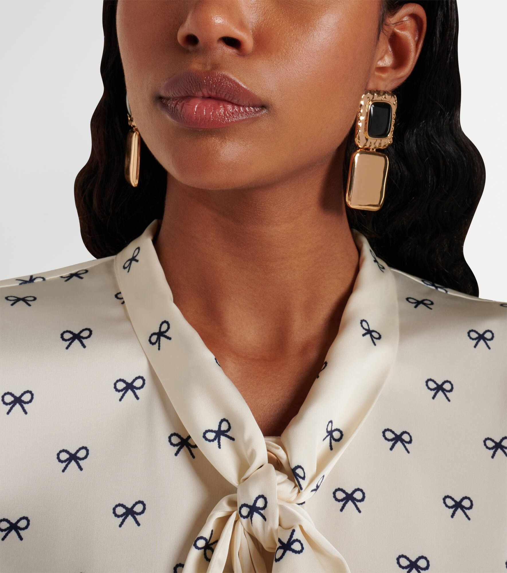Embellished drop earrings - 6
