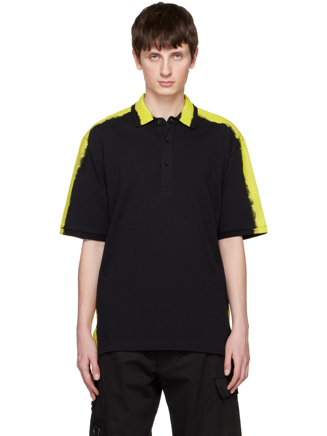 Black Paint Polo - 1