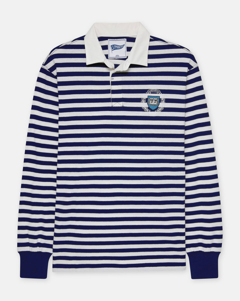 YALE STRIPED RUGBY SHIRT 1