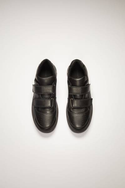 Acne Studios Velcro-strap sneakers black/black outlook