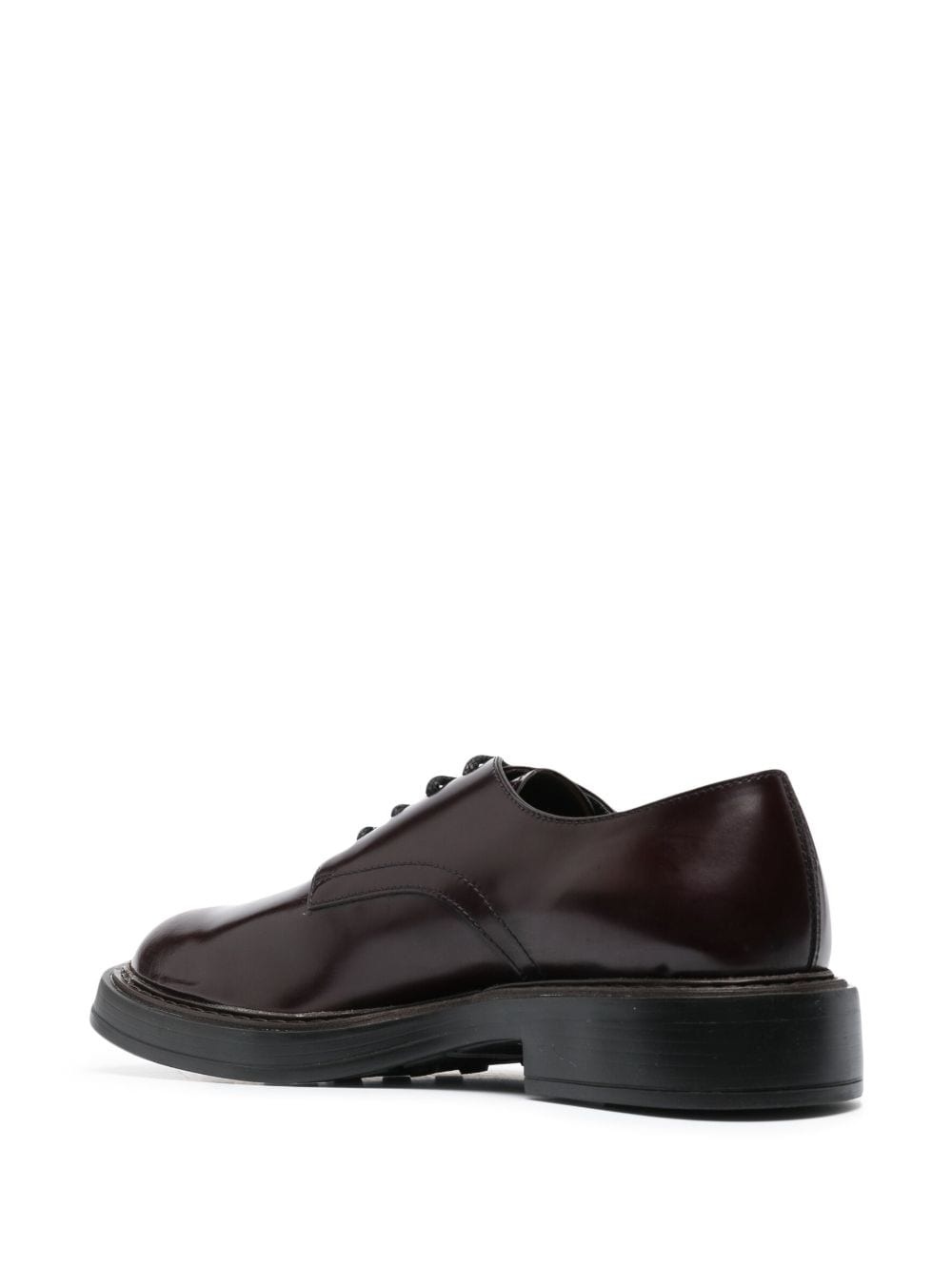 round-toe lace-up shoes - 3