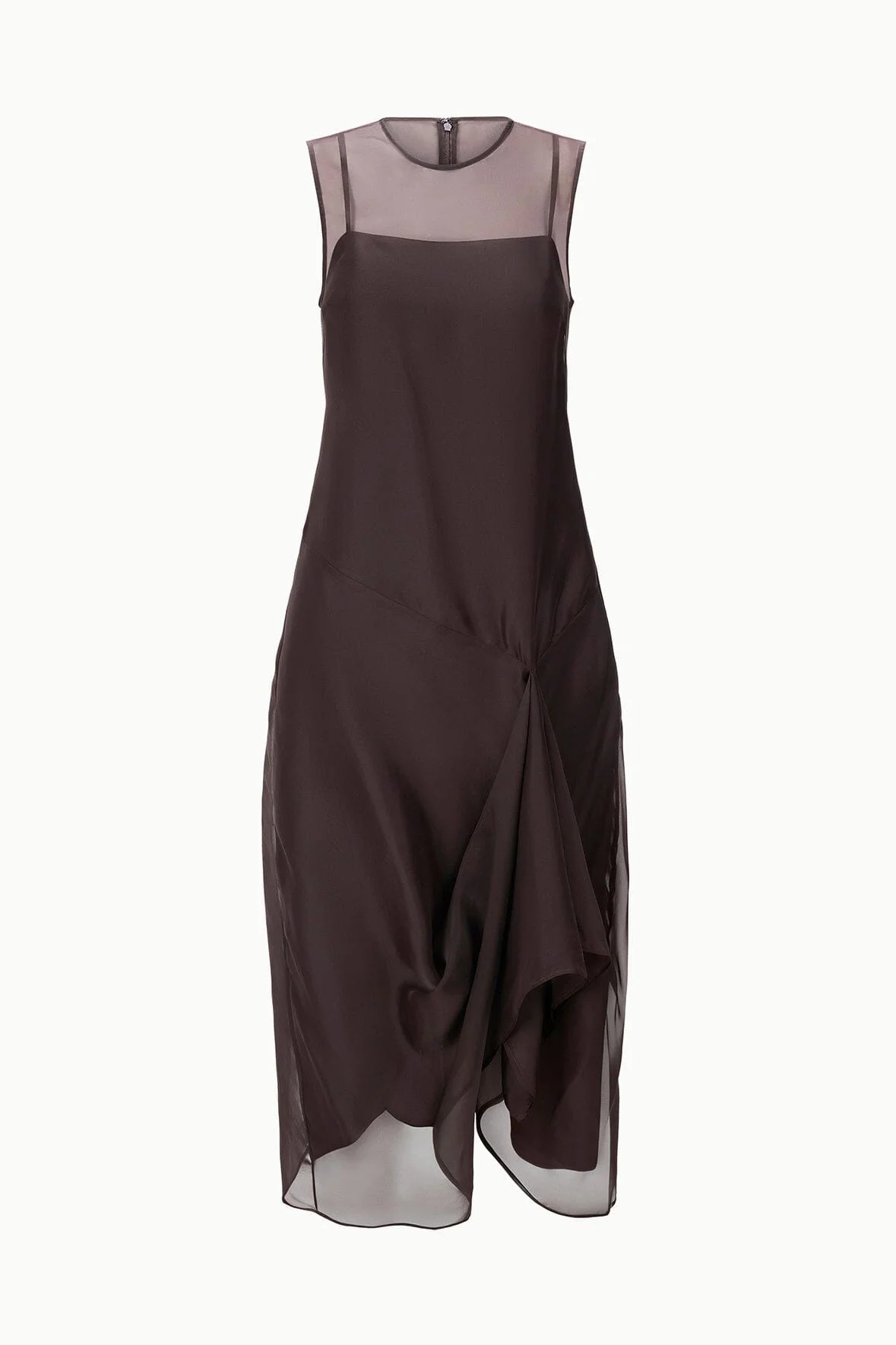 STAUD VIOLA DRESS EARTH - 1