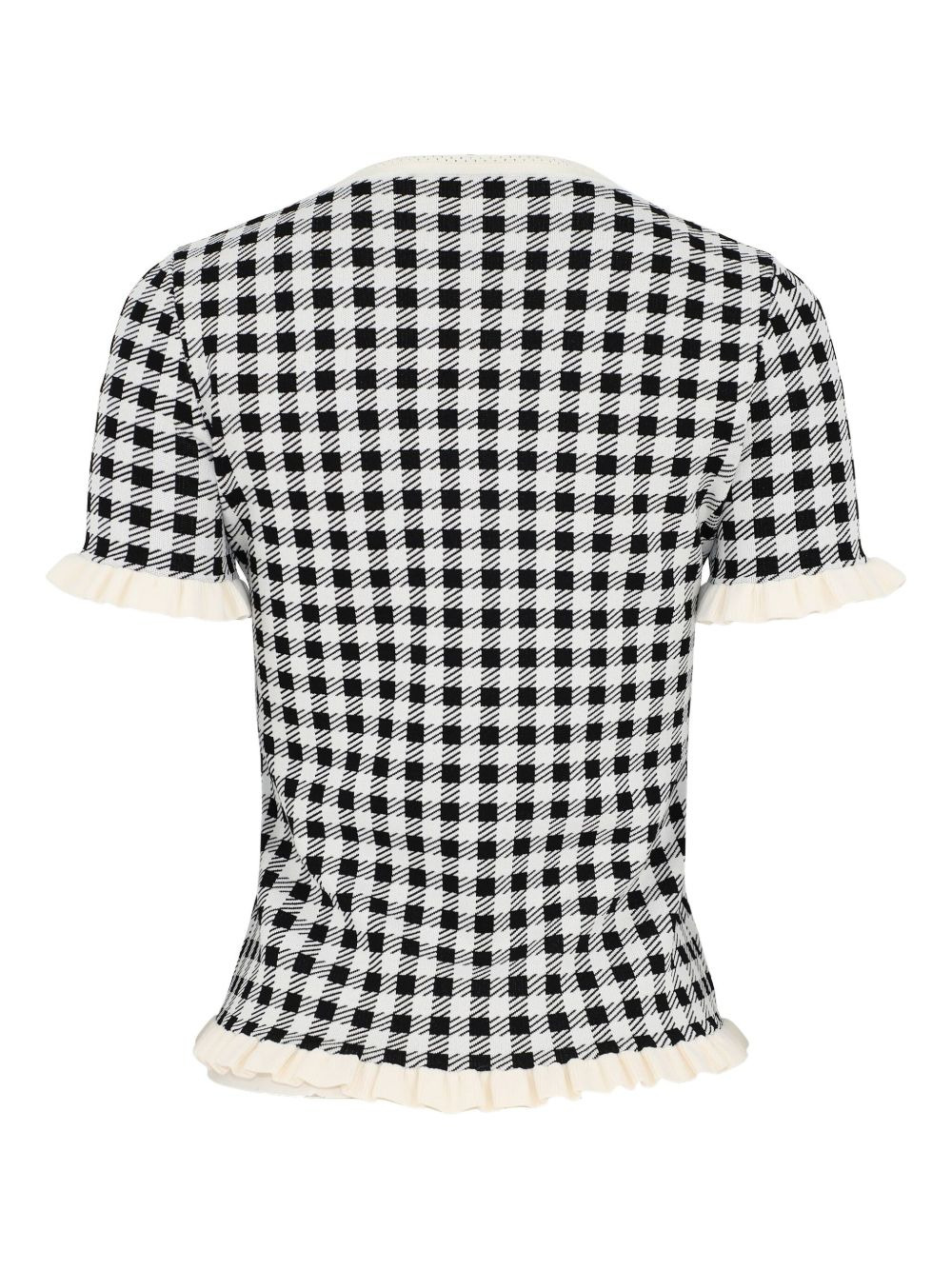 gingham-pattern blouse - 2