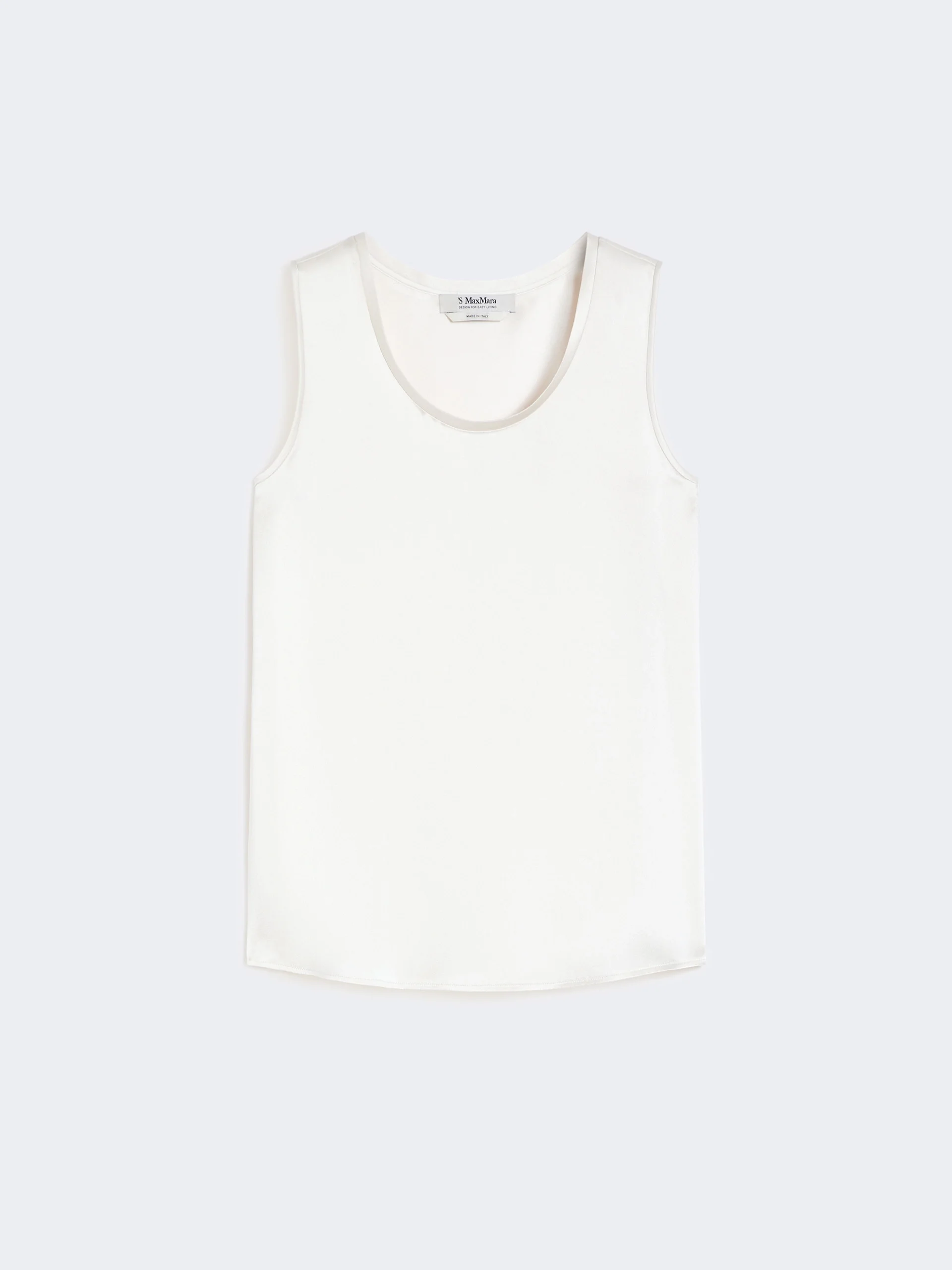 Satin top - IVORY - 1