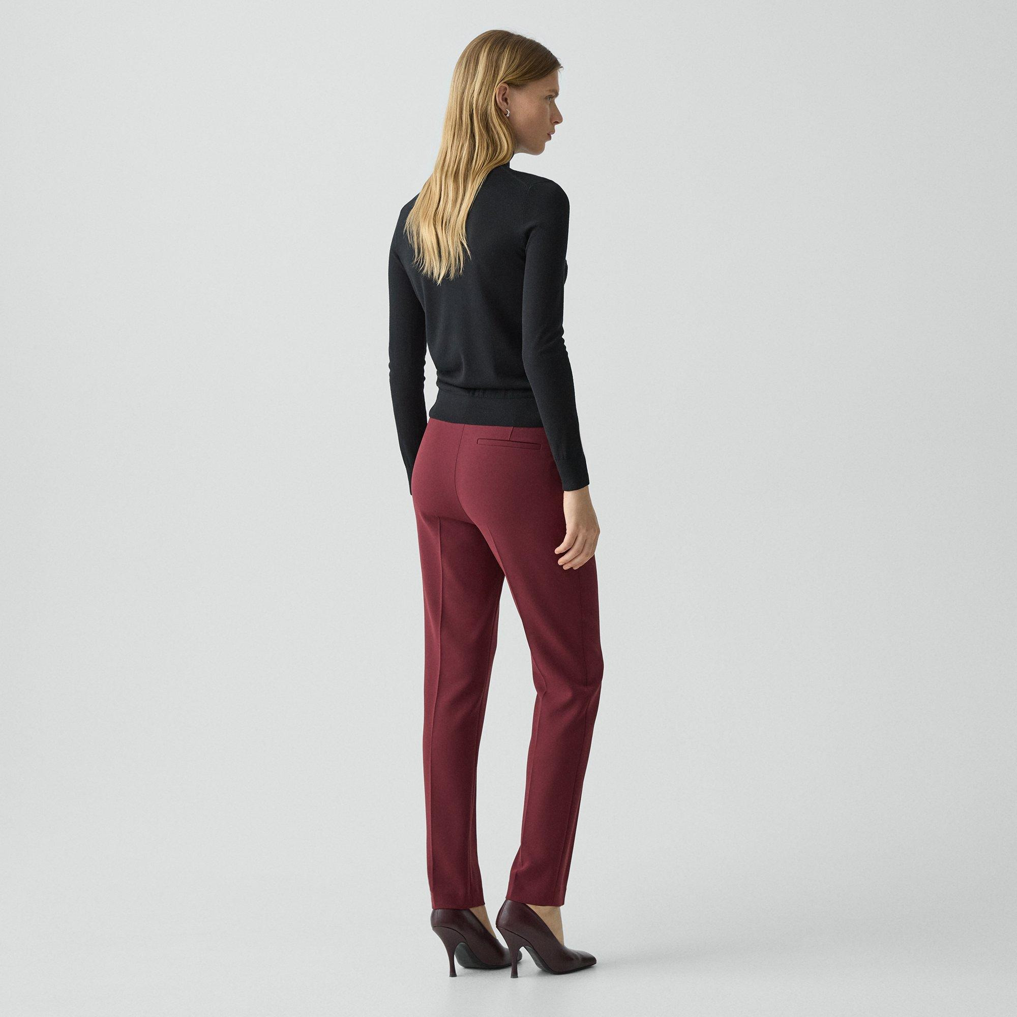 Treeca Full Length Pant in Admiral Crepe - 4