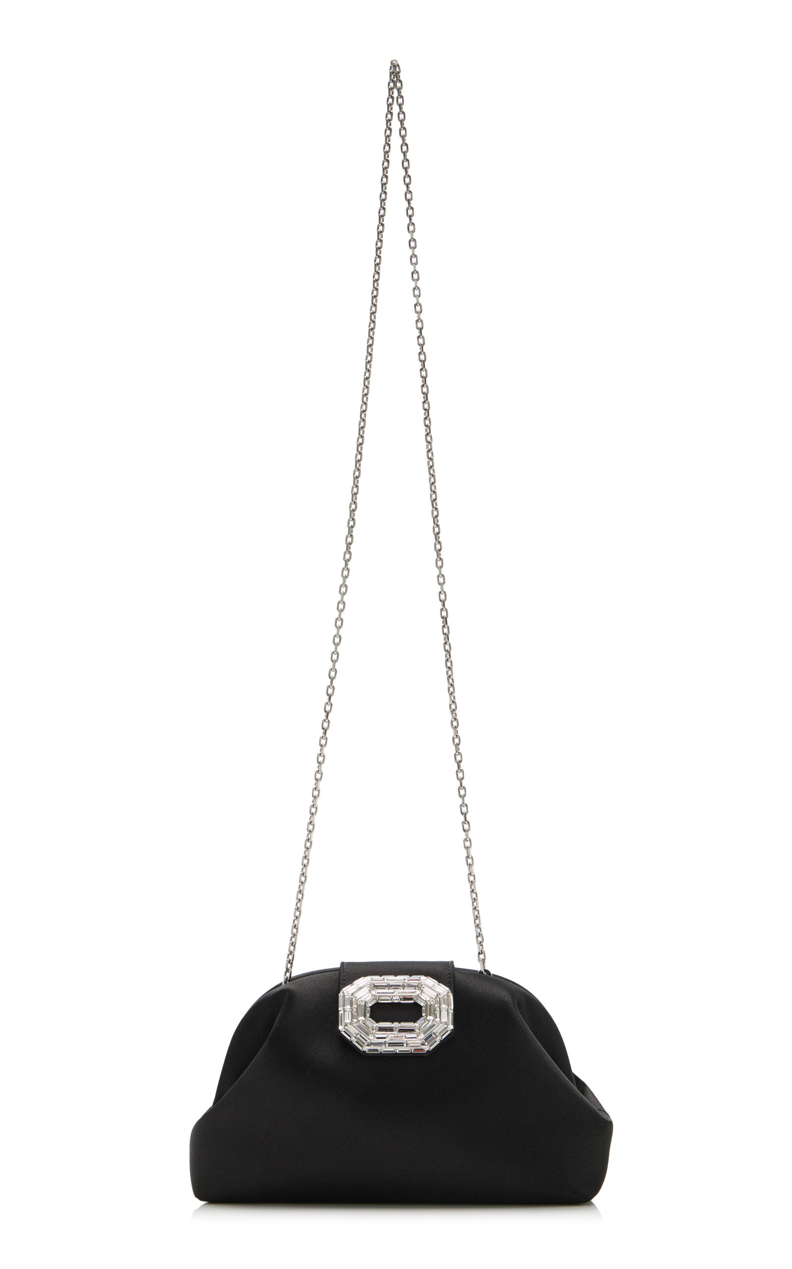 Camelia Satin Clutch black - 4