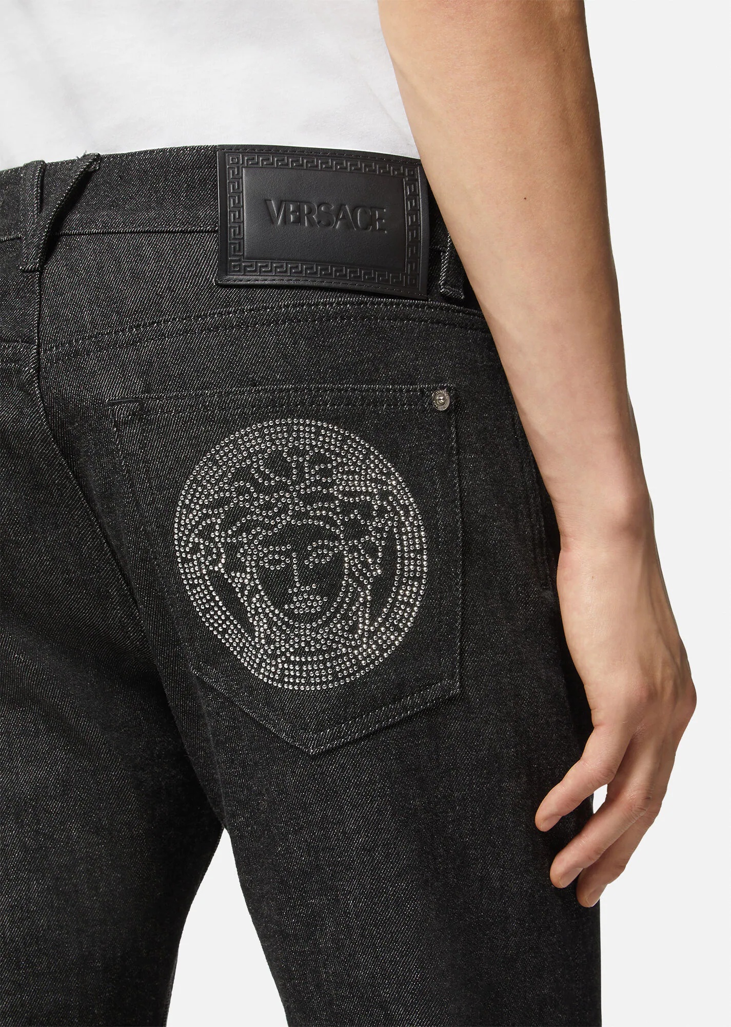 Studded Medusa Jeans - 5