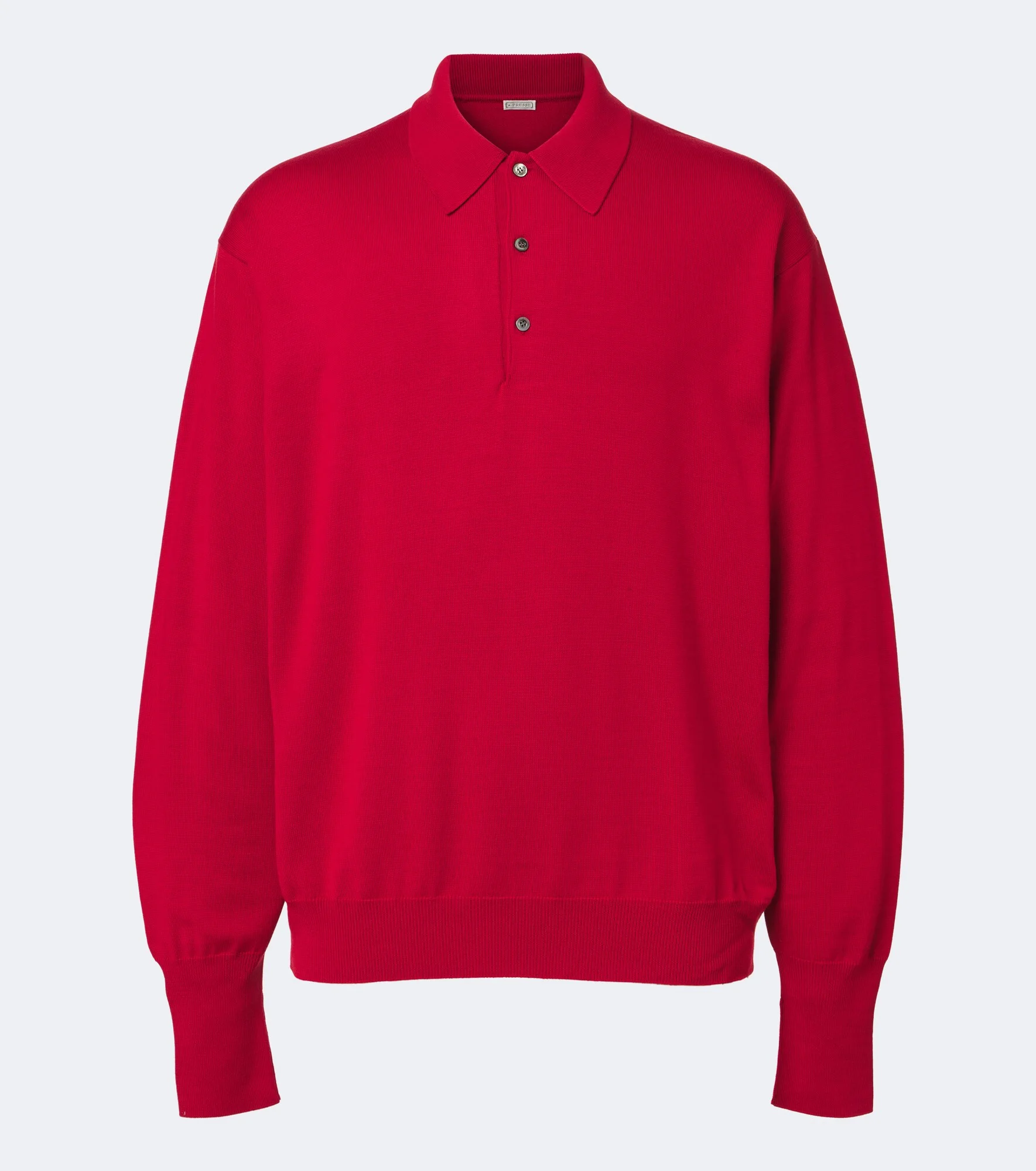 Wool polo sweater - 1