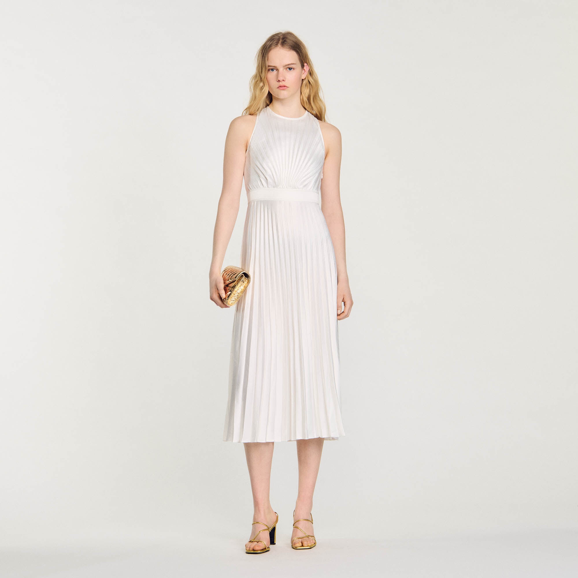 PLEATED MAXI DRESS - 2