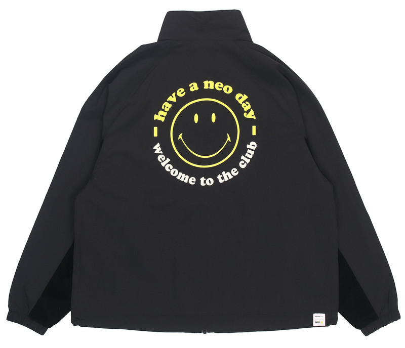 adidas adidas neo U Smly Jkt Colorblock Casual Stand Collar Jacket Black H58046 outlook