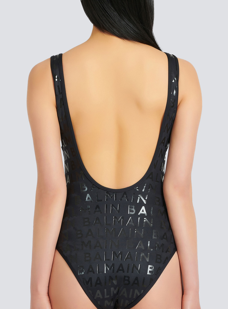 Balmain logo swimsuit 7