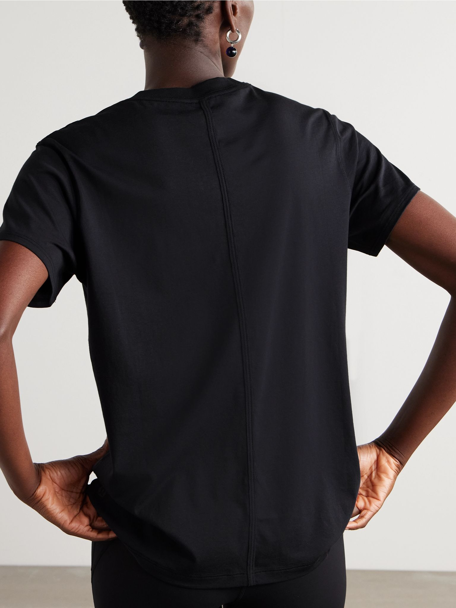 All Yours Cotton T-Shirt Black - 4