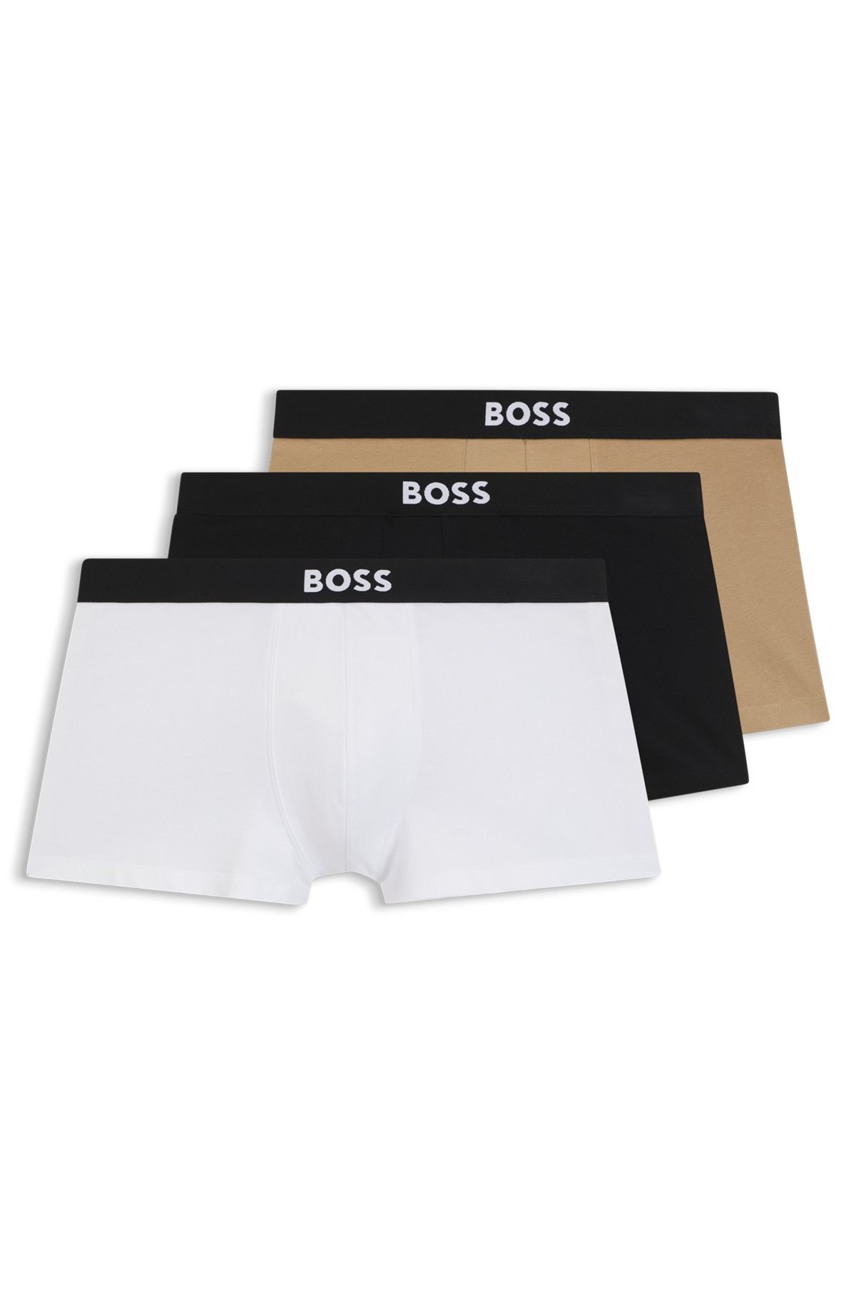 THREE-PACK OF STRETCH TRUNKS IN COTTON - 1