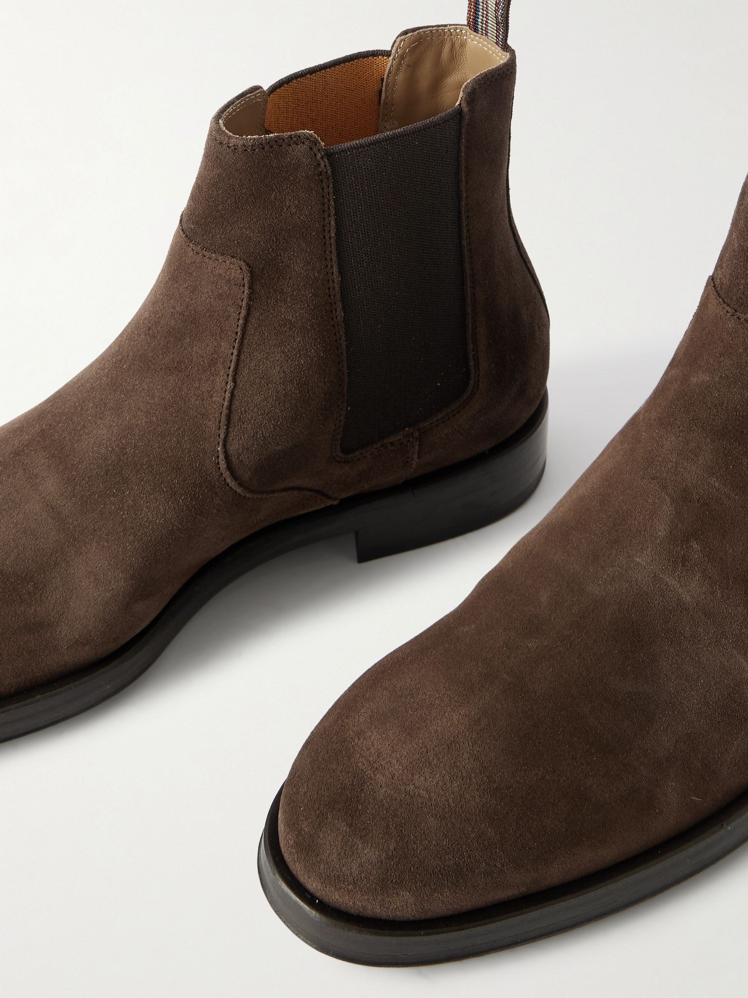 Suede Chelsea Boots Dark brown - 5