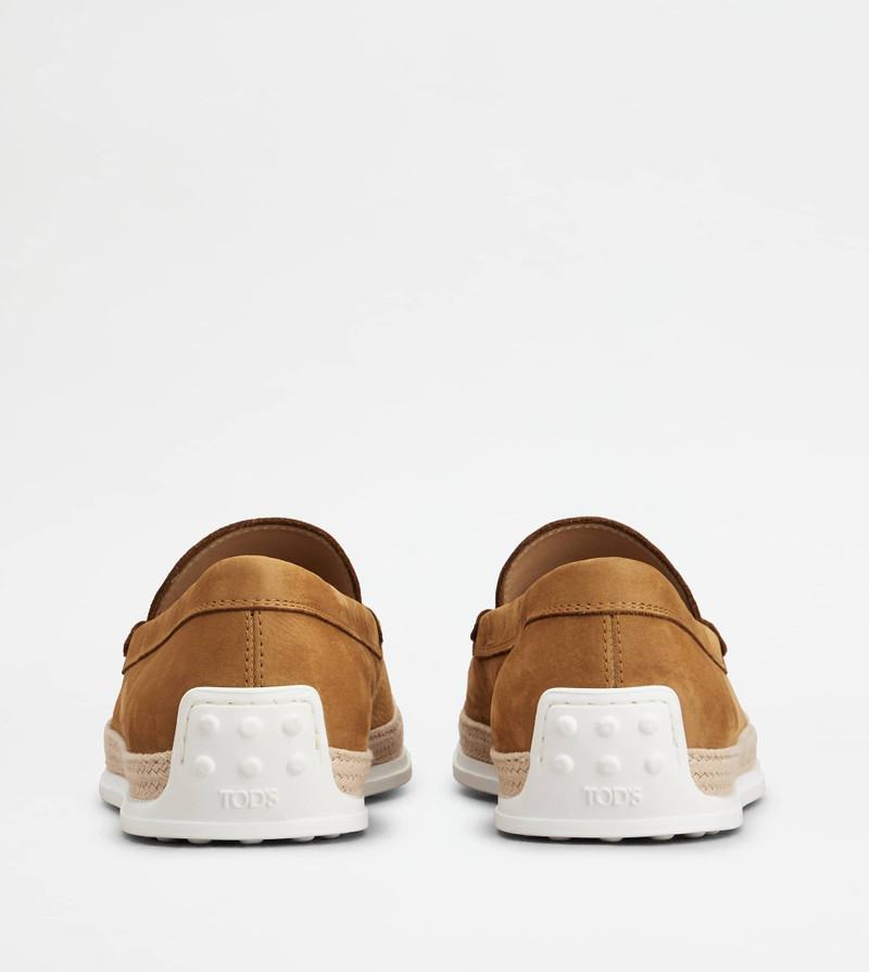 Tod's SLIP-ONS IN NUBUCK - BROWN outlook