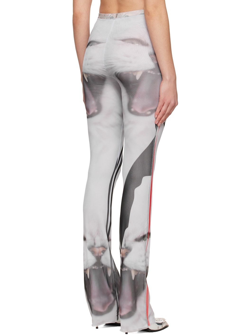 Multicolor Mesh Lounge Pants - 3