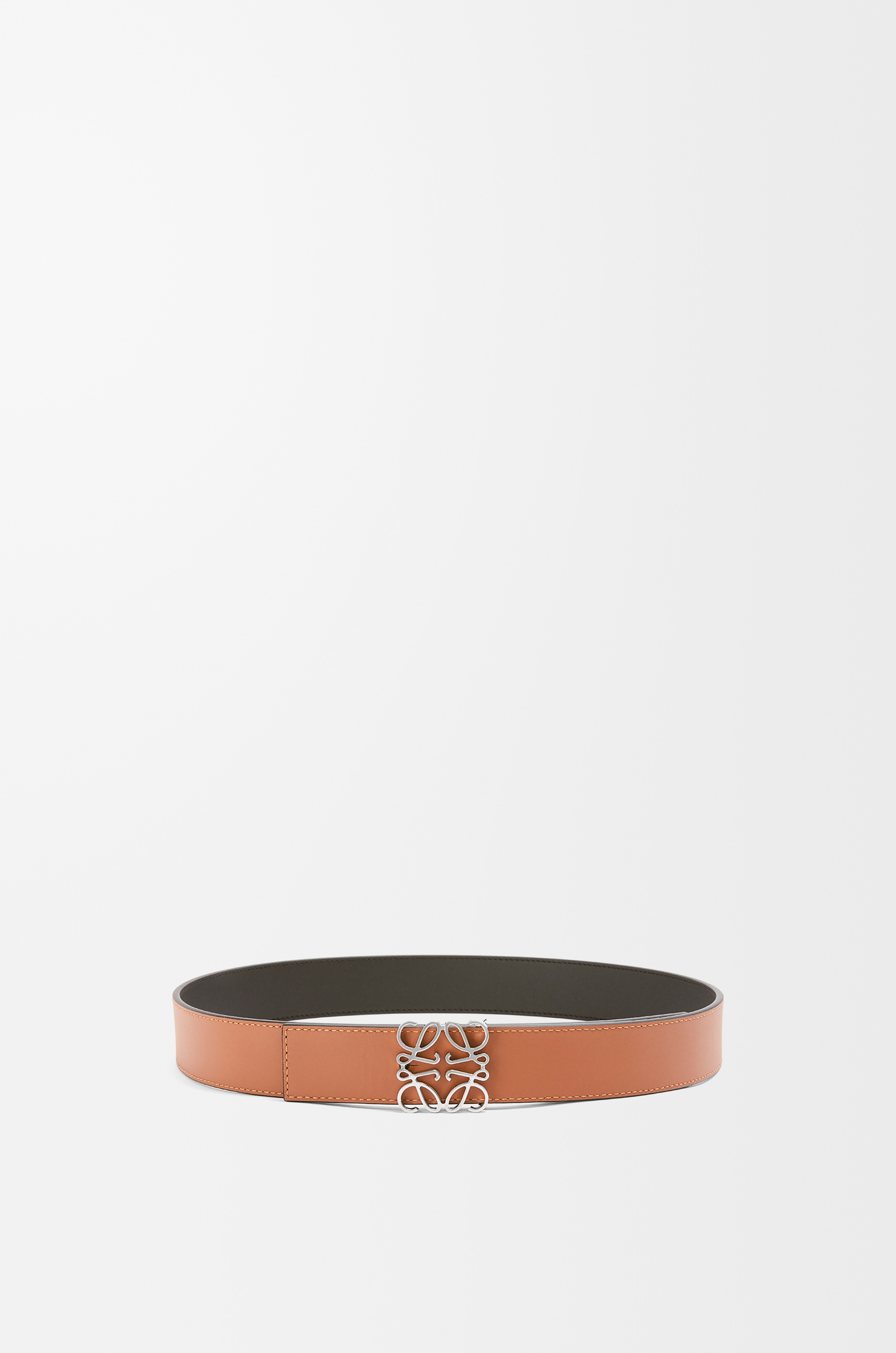 Reversible Anagram belt in smooth calfskin - 2