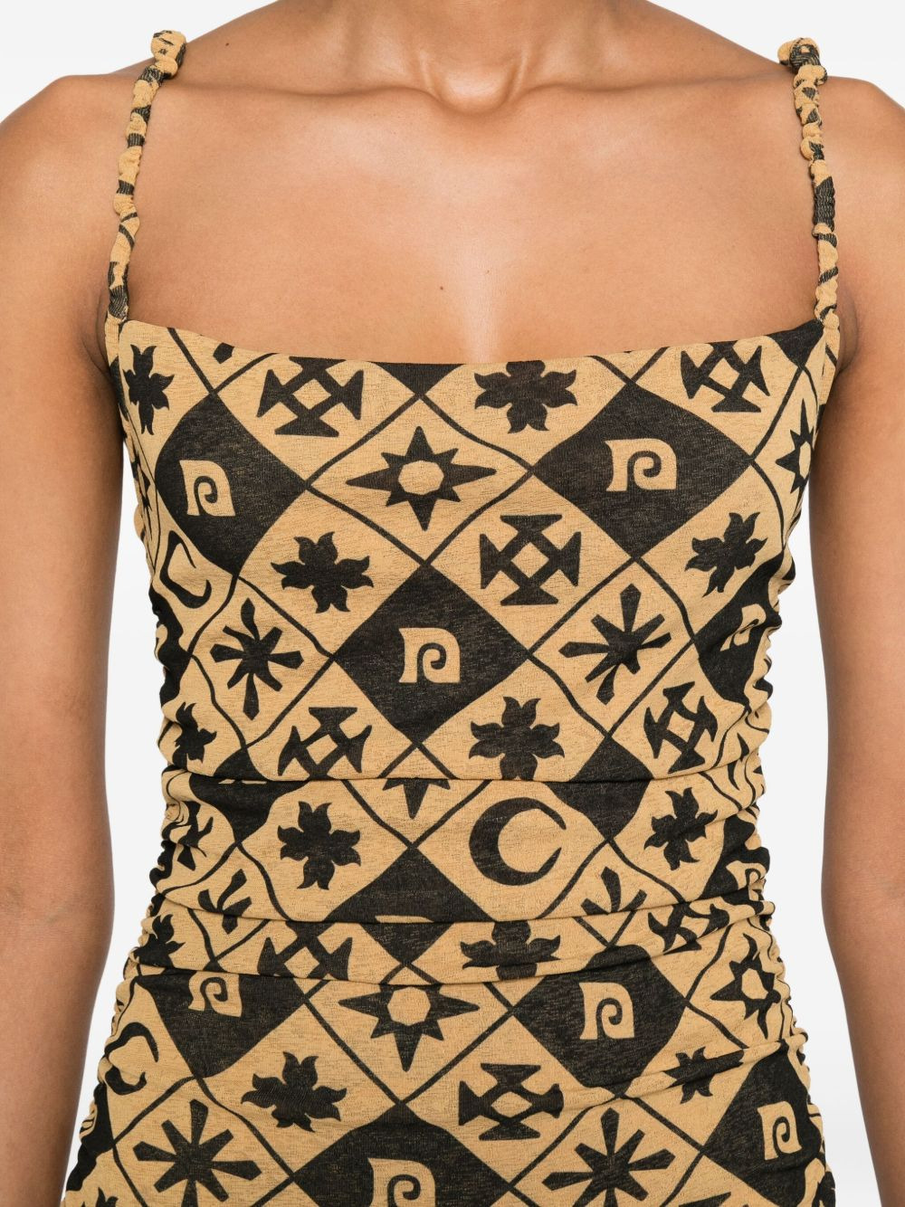 ruched midi dress - 5