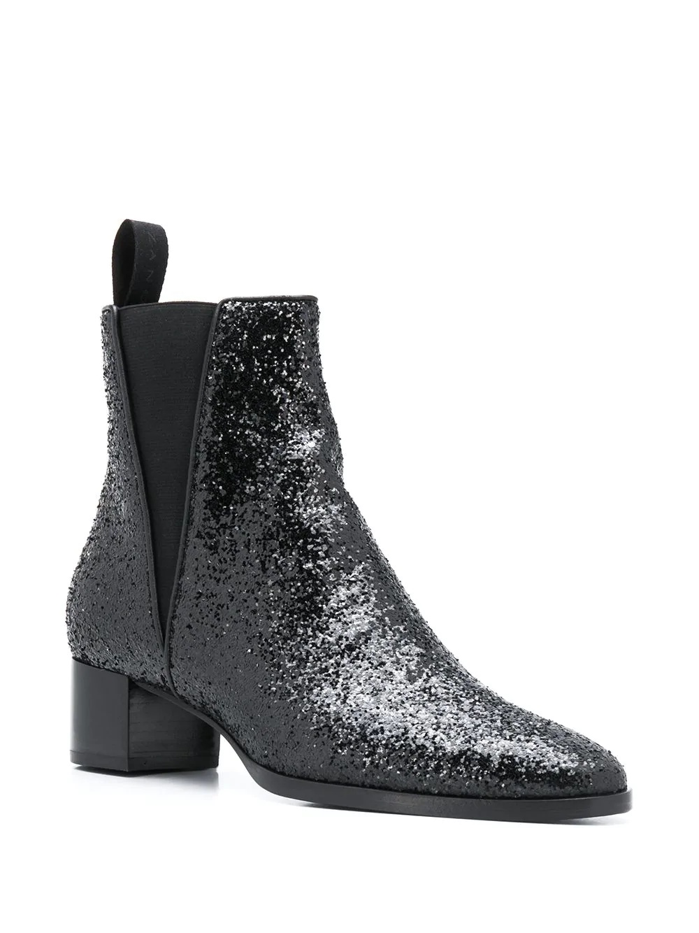 glitter detail ankle boots - 2