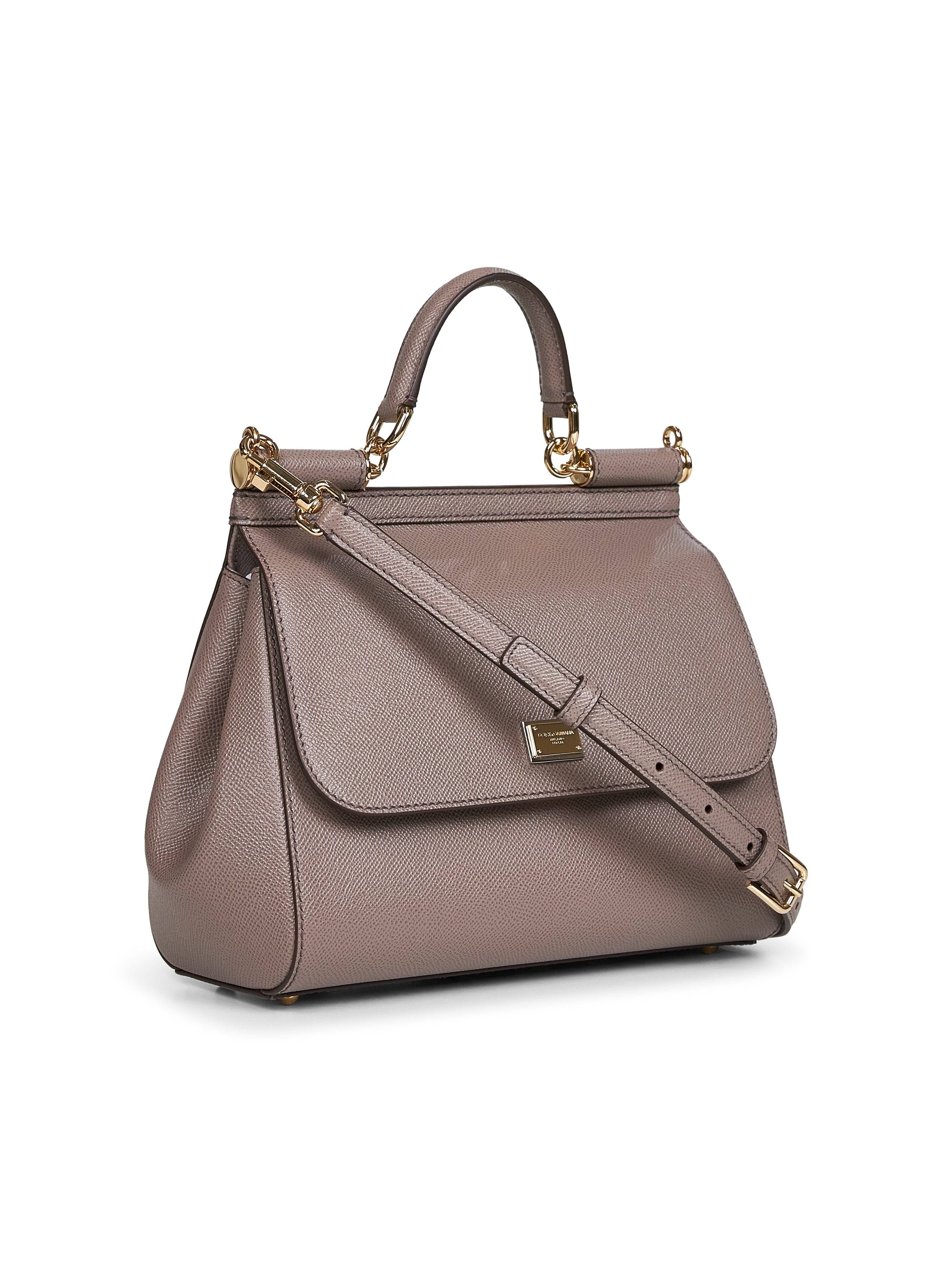 Taupe large Sicily handbag - 2