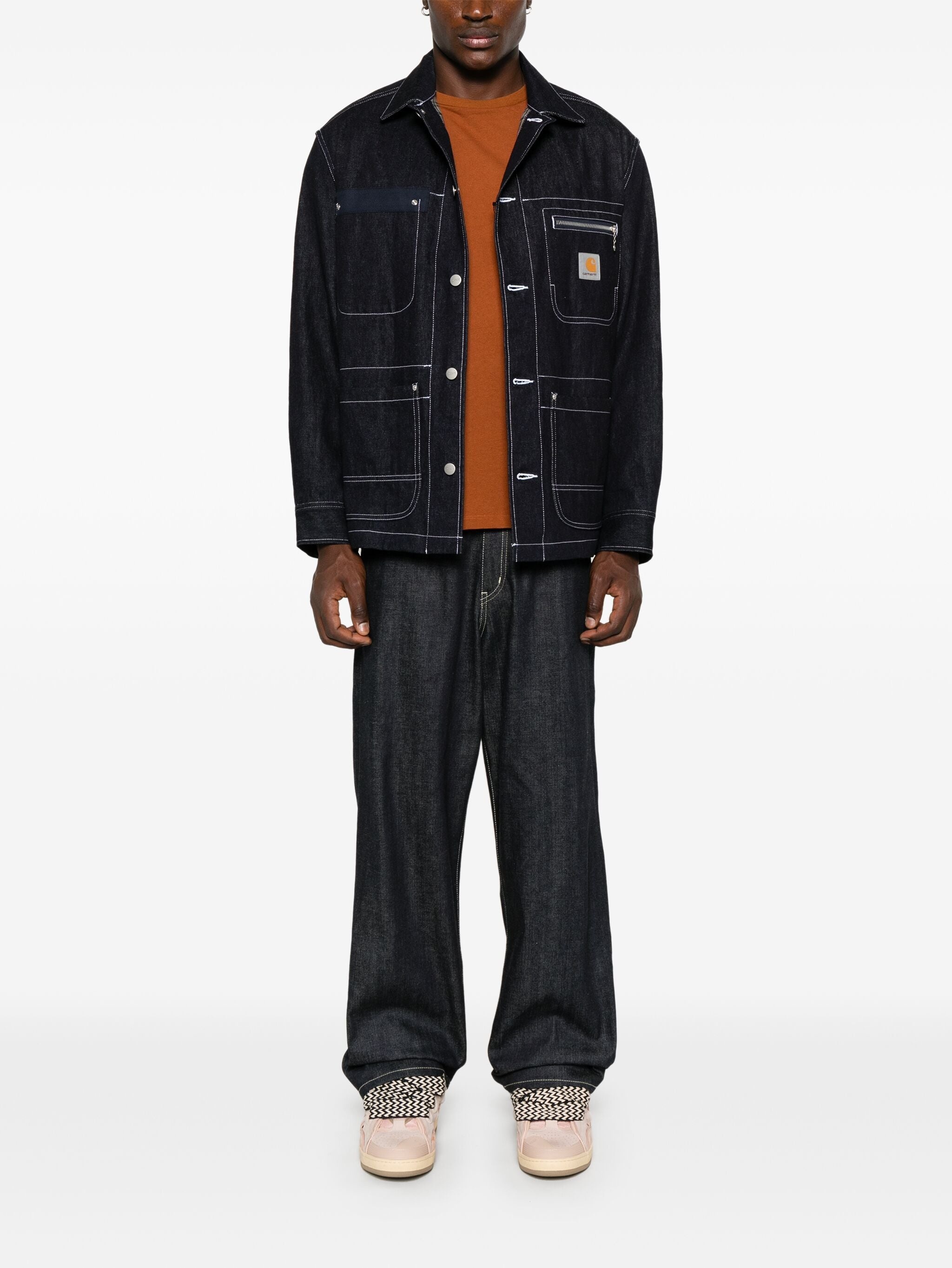 X CARHARTT LOGO-PATCH COAT - 2