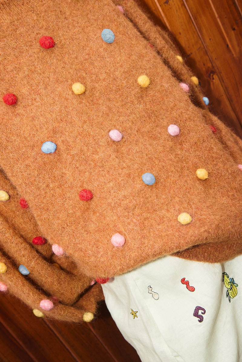 Elia Tobacco Balloon Sweater 5