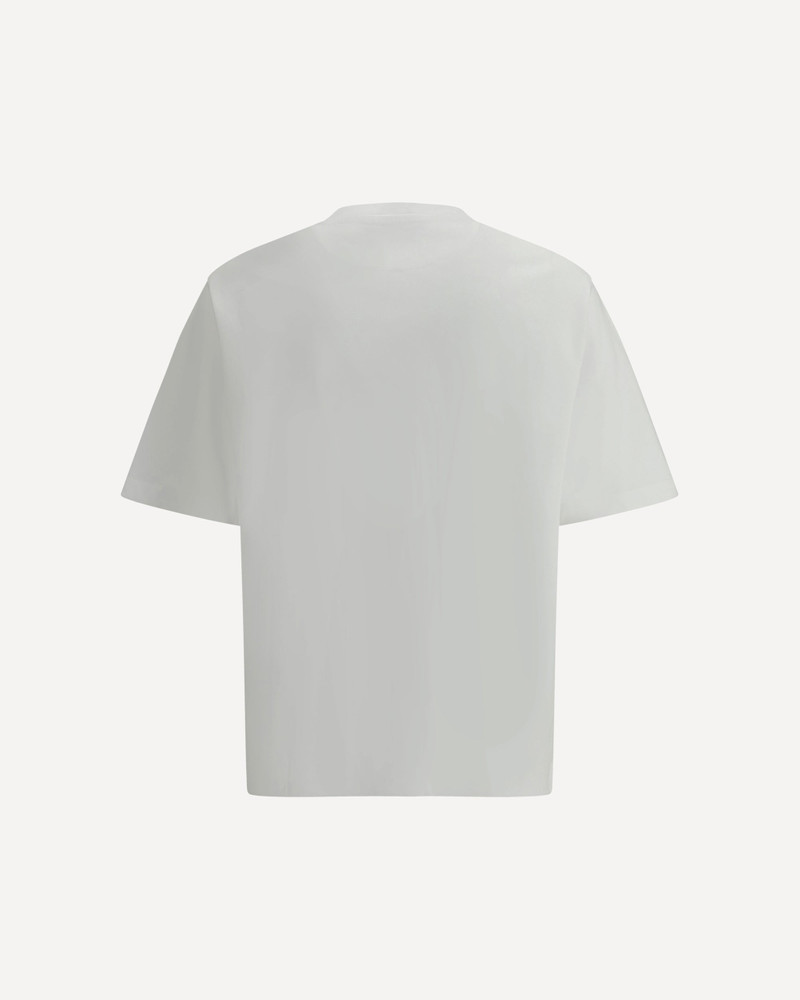 Prada T-Shirt with triangular plaque outlook